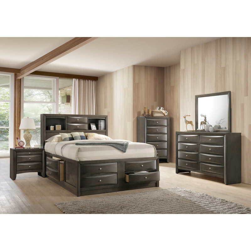 Mulcahey storage platform bed discount